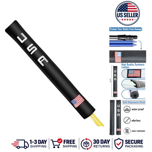 Golf alignment stick cover - alignment,